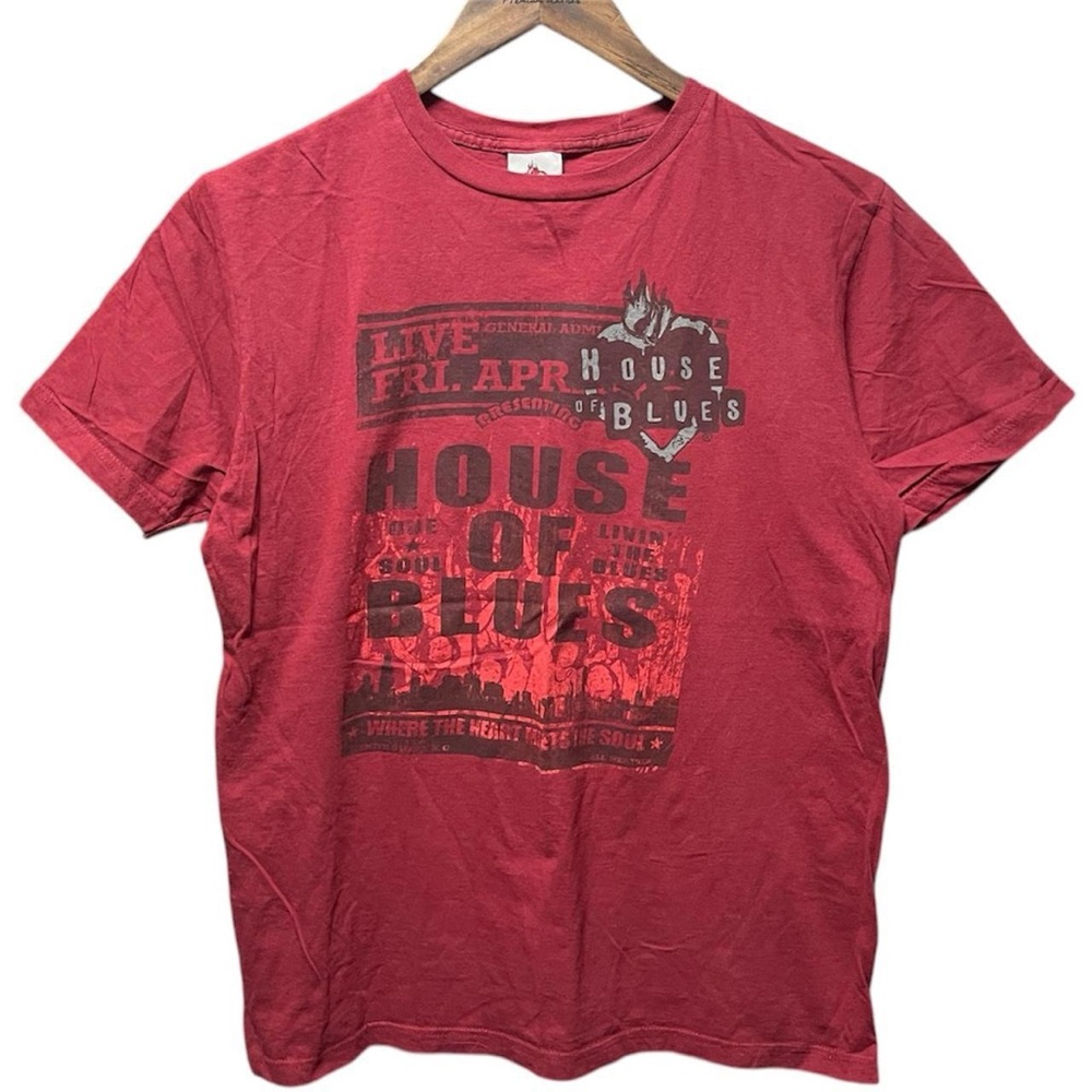 house of blues Orlando graphic live music short sleeve crewneck casual T-shirt